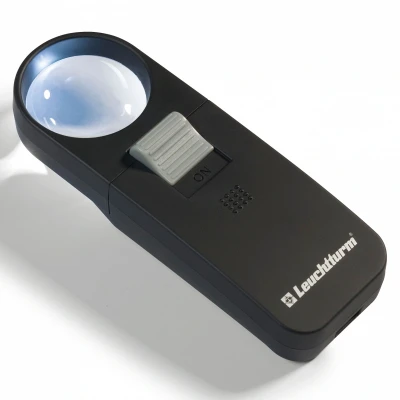 Afbeelding van Leuchtturm Leuchtturm, Zakformaat, Loupe met LED Lens 35 mm. Vergroting: 7x afm:120x42x26 per st.