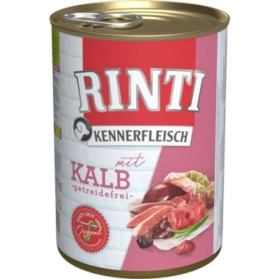 Afbeelding van 12x400g Kalf Rinti &quot;Kennerfleisch&quot; Hondenvoer
