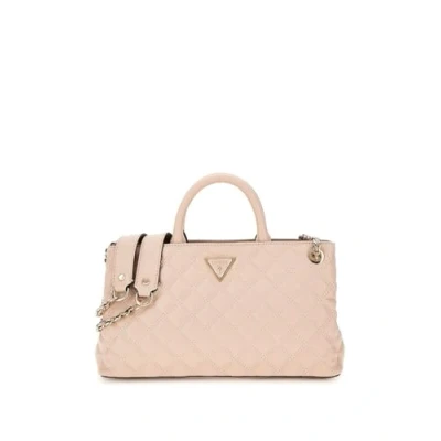 Afbeelding van Guess Giully Gfriend Satchel Handtas, Dames, Maat: One Size, Light beige