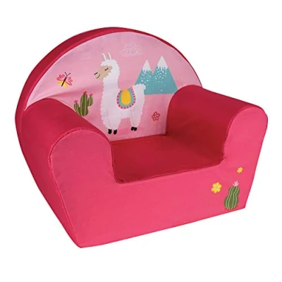 Afbeelding van FUN HOUSE Kind, 713166, Lama, clubstoel, oorsprong, Frankrijk, 52 x 33 42 cm (l b h), roze