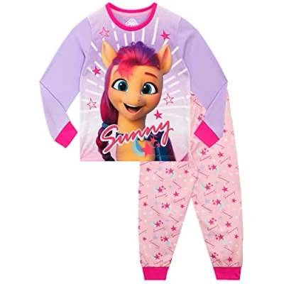 Afbeelding van My Little Pony Sunny Starscout Pyjamaset voor meisjes, Paars.