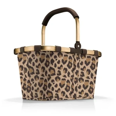 Afbeelding van Reisenthel Shopping Carrybag frame leo macchiato