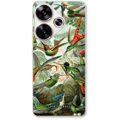 Afbeelding van Case Company® hoesje geschikt voor Xiaomi Poco F6 Haeckel Trochilidae Soft Cover Telefoonhoesje Bescherming aan alle Kanten en Schermrand