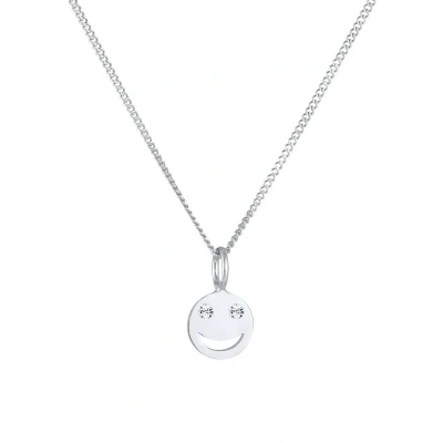 Afbeelding van Elli Dames Halsketting Hanger met Kristallen van 925 Sterling Zilver