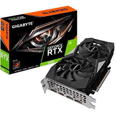 Afbeelding van Gigabyte VGA 6GB RTX2060D6 6G 3xDP/ HDMI GeForce RTX 2060 OC 6G, GV N2060D6 6GD V2
