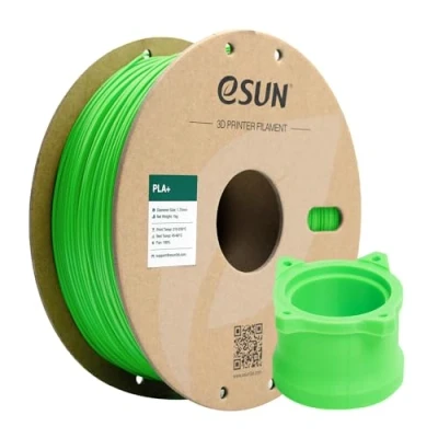 Afbeelding van eSUN PLA+ filament 1,75 mm, 3D printerfilament PLA Plus, dimensionale nauwkeurigheid +/ 0,03 1 kg spoel (2,2 lbs) printfilament voor printers, Peak Green