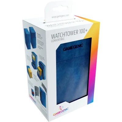 Afbeelding van Gamegenic Deckbox Watchtower 100+ Convertible Blue