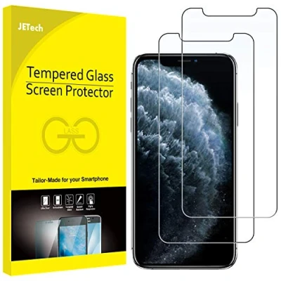 Afbeelding van JETech Screen Protector voor iPhone 11 Pro, Xs en X, Gehard Glas Schermbeschermer, 2 Stuks