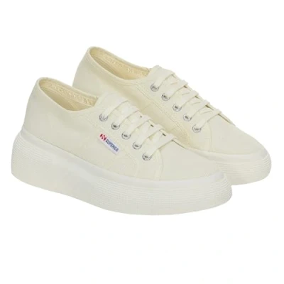 Afbeelding van Superga Bubble Sneakers laag, Dames, Maat: 38, Beige naturel Textiel