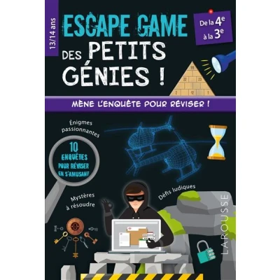 Image de Escape game des petits génies 4e 3e Cahier de vacances
