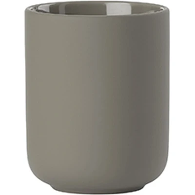 Afbeelding van Zone Denmark Ume Tandenborstelbeker Dia 8,3 x 10,3 cm Taupe