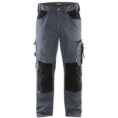 Image de Pantalon artisan sans poche flottante gris/noir