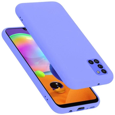 Afbeelding van Cadorabo Hoesje geschikt voor Samsung Galaxy A31 in LIQUID LICHT PAARS Beschermhoes gemaakt van flexibel TPU silicone Case Cover