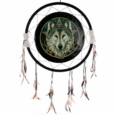 Afbeelding van Dromenvanger Wolf 60cm Lisa Parker head
