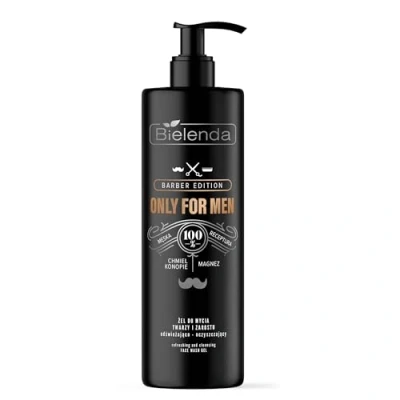 Afbeelding van Only For Men Barber Edition verfrissende en reinigende gezichts baardgel 190g