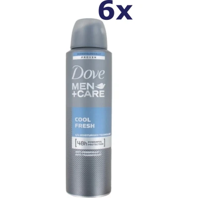 Afbeelding van Dove Men + Care Cool Fresh Deodorant Spray 150 ml (set van 6)