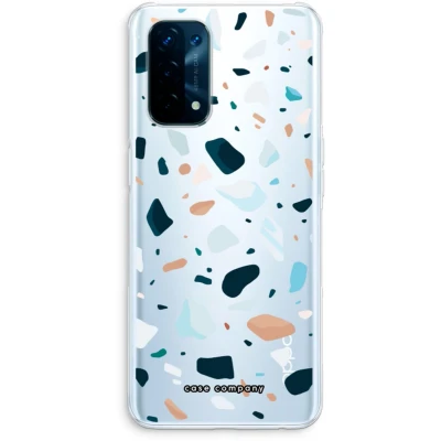 Afbeelding van Case Company® hoesje geschikt voor Oppo A93 5G Terrazzo N13 Soft Cover Telefoonhoesje Bescherming aan alle Kanten en Schermrand