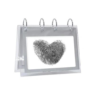 Afbeelding van Deknudt Frames fotoklapper S58RS3 zilver 10 mapjes voor 20 foto&#039;s