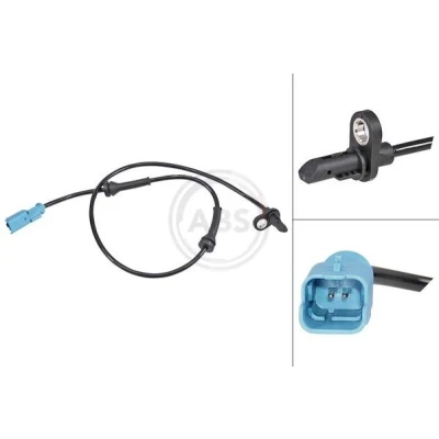 Afbeelding van A.B.S. 30166 ABS sensor Actieve 740 Blauw PEUGEOT: 208 I Hatchback