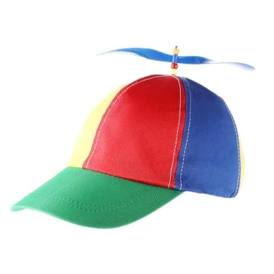 Afbeelding van KarneLux Propellerhoed, grappige baseballpet voor volwassenen, helikopterhoed carnaval of themafeesten