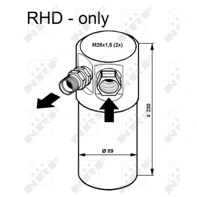 Image de Bouteille de climatisation nrf 33082