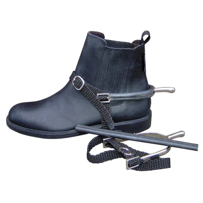 Image de Harry&#039;s Horse Protection d&#039;Éperon Caoutchouc Noir