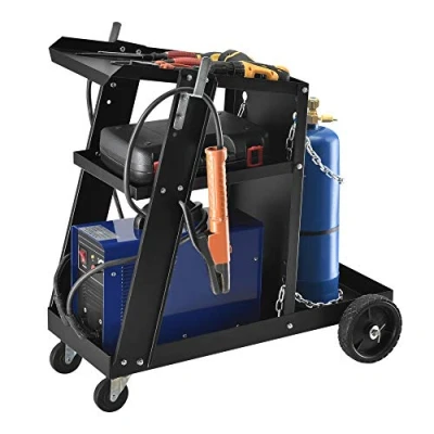 Afbeelding van Laswagen lasgereedschap wagen 3 planken 70,4x39x72,5 cm