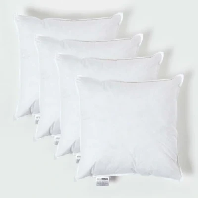 Afbeelding van Homescapes set van 4 vulkussens 40 x cm kussenvulling eendenveren