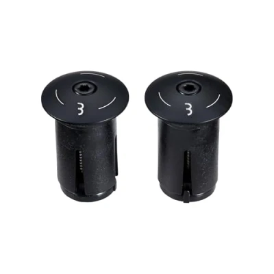 Afbeelding van BBB Cycling Aluminium Stuurdoppen Fiets ScrewOn End Caps Racefiets &amp; MTB 2 stuks Zwart BHT 97