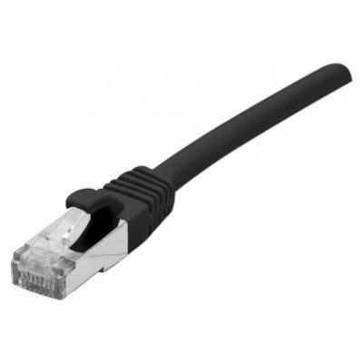 Afbeelding van Exertis Connect Patchkabel S/FTP (PiIMF), Cat 6A (EIA/TIA), zwart, 3,0 m met bijzonder smalle bocht c (S/FTP, CAT6a, 3 m), Netwerkkabel