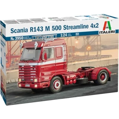 Afbeelding van 1:24 Italeri 3950 Scania R143 M 500 V8 Streamline 4x2 Truck Plastic Modelbouwpakket