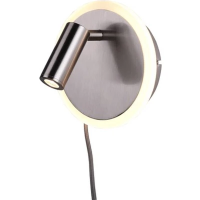 Afbeelding van Wandlamp Trio Leuchten Jordan Nikkel