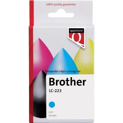 Afbeelding van Inktcartridge Quantore Brother LC 223 blauw Blister a 1 stuk