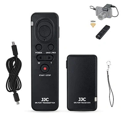 Afbeelding van JJC Draadloze afstandsbediening voor Sony Z V1 A1 A7RIV A7SIII A7III A7 A9III A9 RX0II RX100VII VI RX10IV A6600 A6100 A6000 FDR AX700 AX43, multi interface vervangt RMT VP1K en