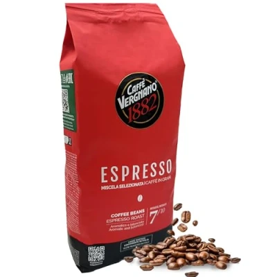 Image de Caffè Vergnano 1882 Café en grains Espresso 1 Paquet de Kg
