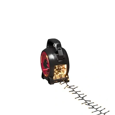 Afbeelding van Konstsmide 3842 100 Lichtketting Buiten Energielabel: E (A G) werkt op het lichtnet Aantal lampen 200 LED Warmwit Verlichte lengte: 4.38 m Haspel