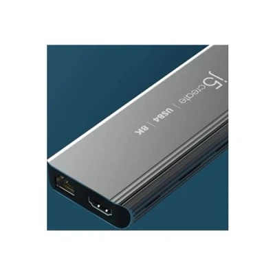 Afbeelding van j5create USB4 8K hub met meerdere poorten