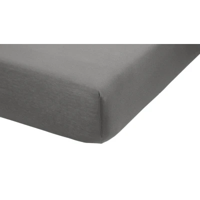 Afbeelding van Hoeslaken Lits Jumeaux 200x210 Ambiante Katoen Grijs 2 Persoons