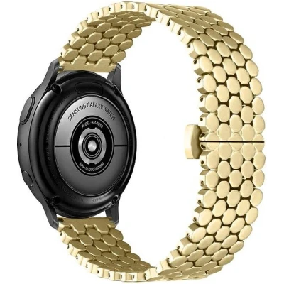 Afbeelding van Beline pasek Watch 20mm Metal Honeycomb złoty /gold box