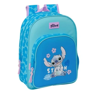 Afbeelding van Rugzak, Schoolrugzak Lilo &amp; Stitch Hawaii Blauw, Turkoois (26 x 34 11 cm)