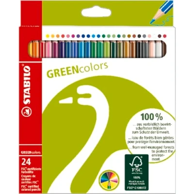 Afbeelding van STABILO GREENcolors FSC Gecertificeerd Kleurpotlood Etui Met 24 Kleuren