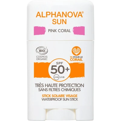 Afbeelding van Alphanova Bio Spf 50+ Face Sun Stick Pink