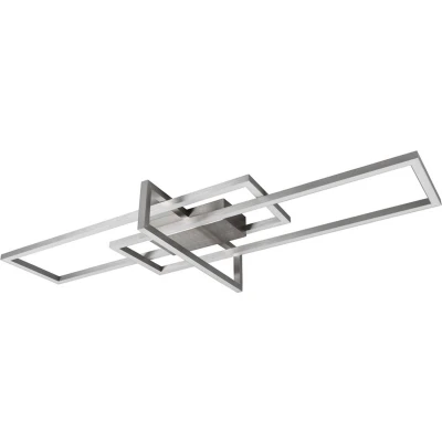 Afbeelding van TRIO SALINAS Plafondlamp Nikkel mat incl. 1x SMD 34W dimbaar met schakelaar Niet