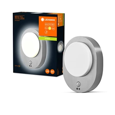 Afbeelding van LEDVANCE Wand en plafondarmatuur LED: voor muur, ENDURA STYLE DISC / 8 W, 220…240 V, Warm White, 3000 K, body materiaal: stainless steel, IP44