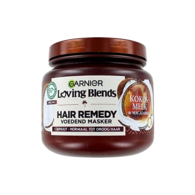 Afbeelding van Loving Blends Hair Remedy Kokosmelk Masker 300ML