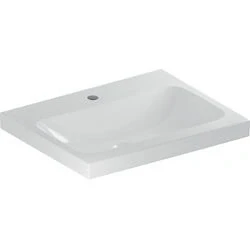 Afbeelding van Geberit iCon Light opzetwastafel wit (60 x 48 cm) 1 kraangat, zonder