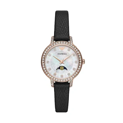 Afbeelding van Emporio Armani Horloge, Heren, Maat: One Size, Black
