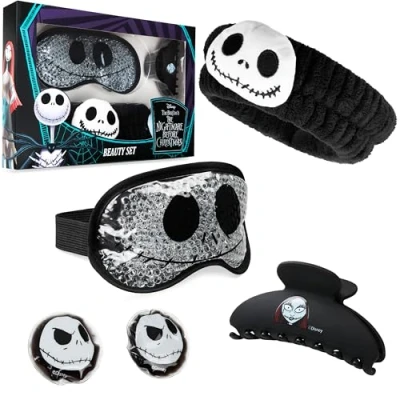 Afbeelding van Disney The Nightmare Before Christmas verkoelend oogmasker schoonheidsaccessoireset (zwart)
