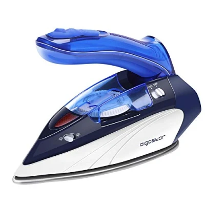 Afbeelding van Aigostar Lucas 31PYF Stoomstrijkijzer Travel/Reisstrijkijzer 1100W Paars/Wit