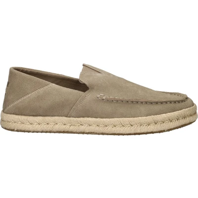 Afbeelding van TOMS Alonso Espadrilles, Heren, Maat: 40.5, Taupe Veloursleer